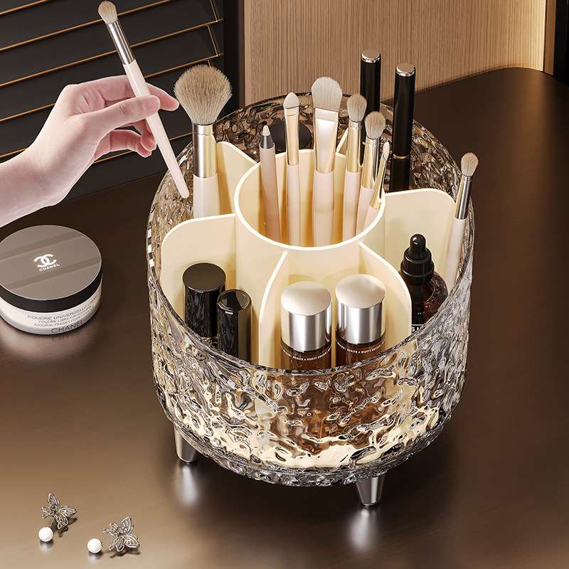 文具收纳盒学生书桌抽屉式置物架办公桌整理工位防尘文件化妆品架