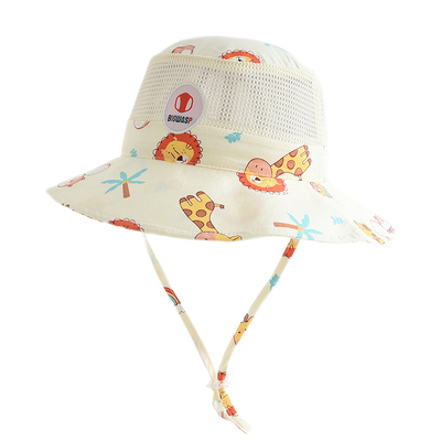 大黄蜂儿童夏季宝宝防晒渔夫帽