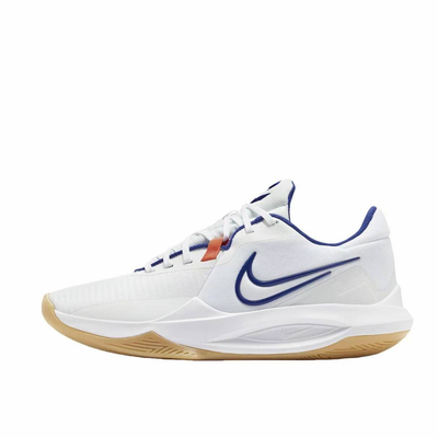 乐积运动 NIKE PRECISION 6 精密6 白色低帮实战篮球鞋HV1796-141