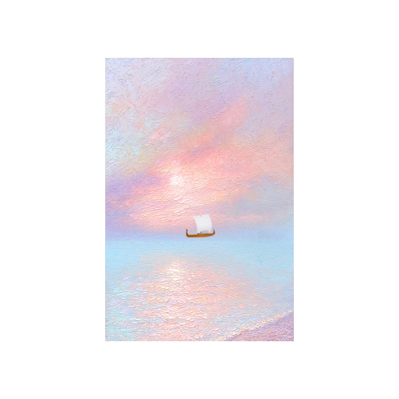创意一帆风顺餐厅装饰画