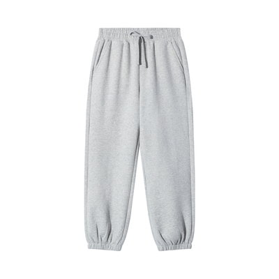 SANBAI叁佰灰色针织卫裤