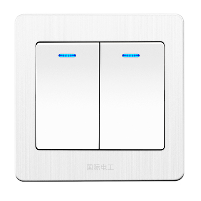 国际电工墙壁86型开关插座