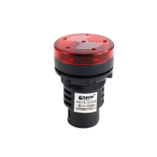 AD16-30SM LED闪光30蜂鸣器 扬声器 报警器 讯响器220V开孔30MM