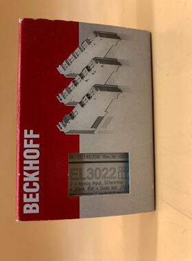 议价Beckhoff EL3022 EtherCAT 端子,2CH 模拟输入,电流,差分,