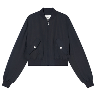COVERINS飞行员夹克女短款棉服外套2025秋新品CC35310150