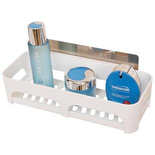 厕所置物架卫生间转角架洗漱台收纳盒墙上壁挂沥水架塑料摆放架子