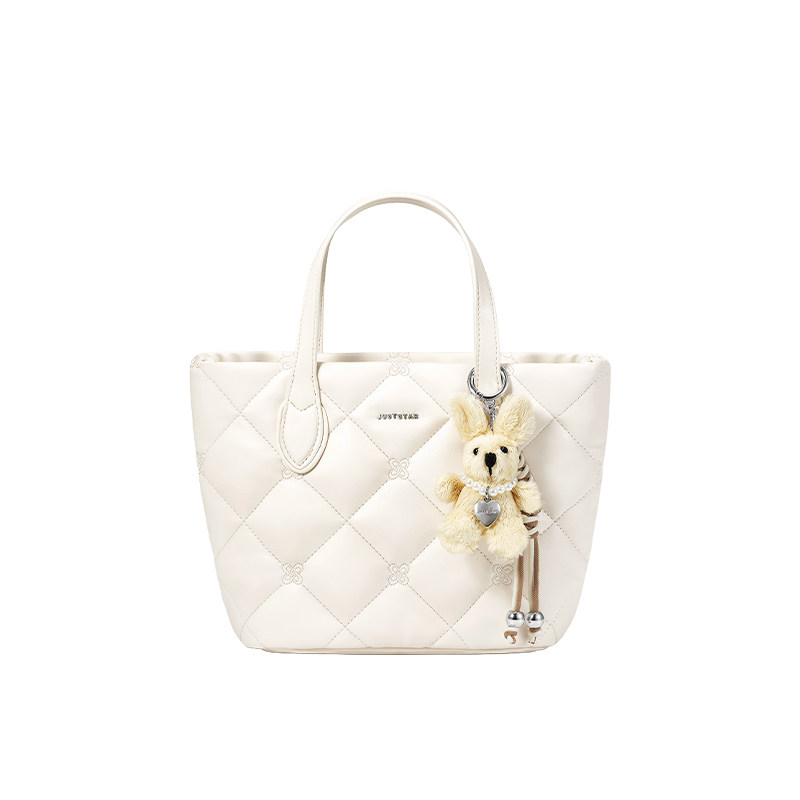 欧时纳华夫菜篮子包2025新款冬手提小托特包上班通勤单肩斜挎女包