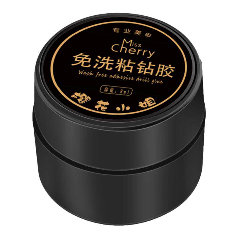 美甲饰品专用不流动大力粘钻胶水指甲贴片平底尖底水钻超持久牢固