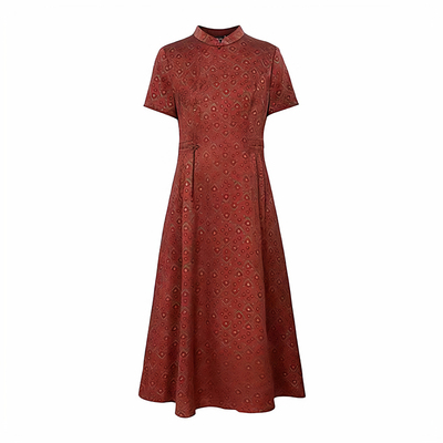 香薇姿香云纱连衣裙女夏2026新款