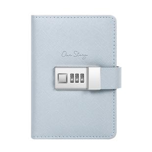 卡杰多巴胺密码本A7随身简约口袋本便携笔记本子高颜值少女心摘抄本手帐本学生带锁日记本手账本子可定制logo