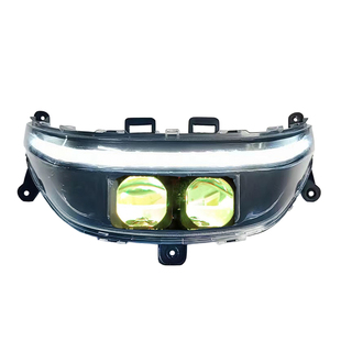 四季星m95c大灯总成配件改装2矩阵110W超亮嘉迪LED车灯金箭F850TS