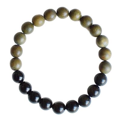 刚柔并济平衡互补水晶木制