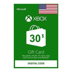 Xbox live $30 Gift Card Xbox one/360 US 美服30美金礼品卡点卡