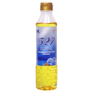 光明海狮527亚麻籽油400ml压榨食用油小桶家用野炊便携中华老字号