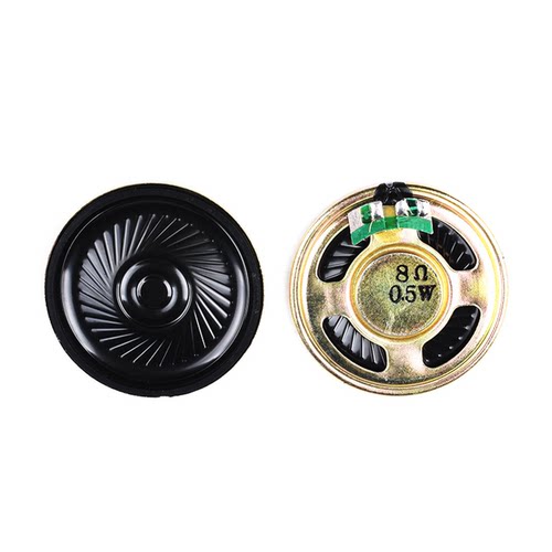 扬声器 直径40MM 高5MM 8欧0.5W 0.5瓦喇叭 超薄内磁 麦喇 8欧姆