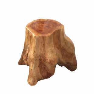 惊爆实木墩子原木根雕凳子茶几茶桌配套木凳树桩木桩花架底座新品