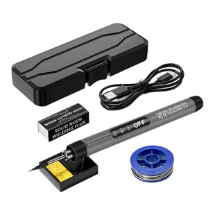 鹿仙子无线数显电烙铁便携充电智能电焊笔小型电子维修焊接焊锡枪