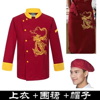 Красный фартук, шапка