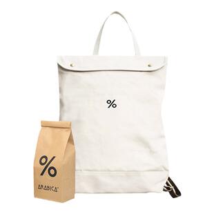 % Arabica阿拉比卡日式双肩包情侣帆布包纯手工