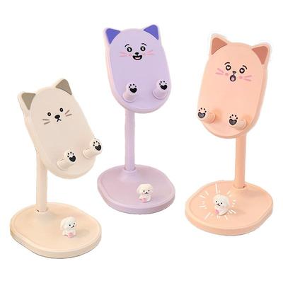 可爱手机支架桌面手机架学生宿舍看电视追剧神器便携折叠手机座女