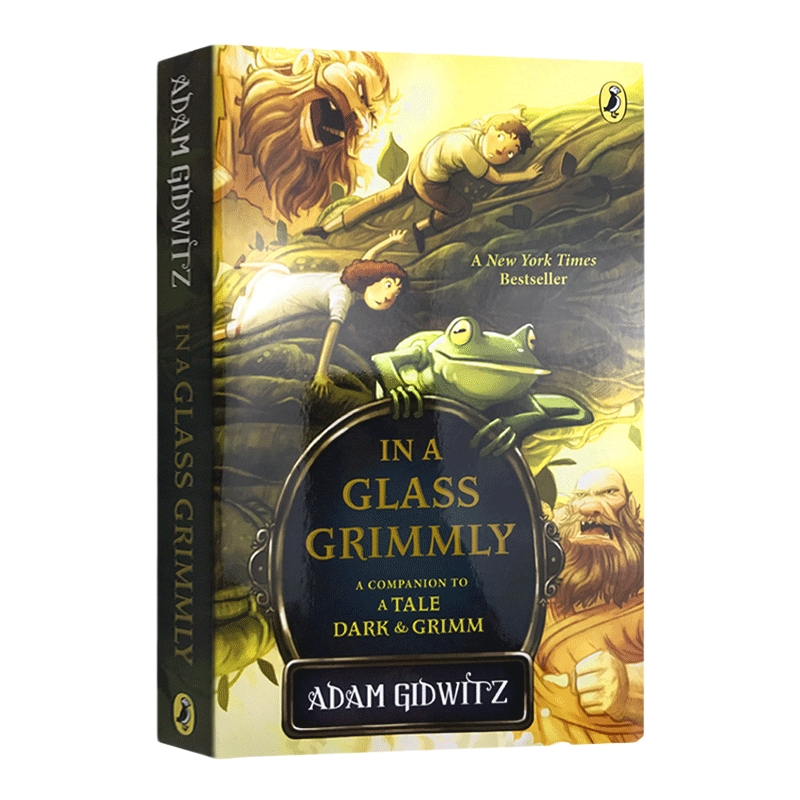 英文原版小说 In a Glass Grimmly 格林黑暗童话三部曲之一 韩塞尔和葛雷特 Tale Dark & Grimm 英文版 进口英语原版书籍