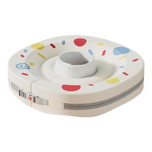 Voutdoing婴儿游泳脖圈新生儿小月龄免充气可调节绵柔游泳圈颈圈