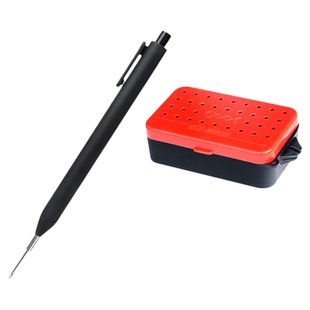 新款红虫上饵器垂钓用品秒上红虫不易脏手送针头穿红虫笔不脏手