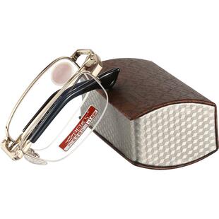 夕阳红防蓝光高清老花镜男品牌正品折叠便携超轻中老年老光眼镜