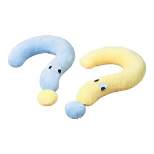 猫体工学垫半包趴窝狗狗猫咪问号枕头四季通用护颈陪睡觉抱枕垫