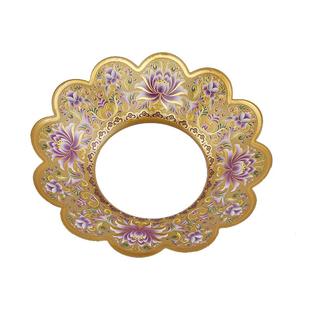 加厚香炉围香灰托铜合金香炉接香灰托盘挡灰罩供佛家用佛前佛具