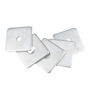 加大镀锌方垫片加厚带孔铁板四方垫片镀锌铁垫片M8M10M12M14M16