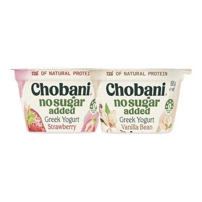 Chobani醇倍尼原装进口希腊酸奶低温150g杯装0蔗糖