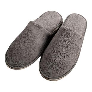 五星级酒店一次性拖鞋宾馆专用加厚居家用防滑棉拖待客秋冬季旅行