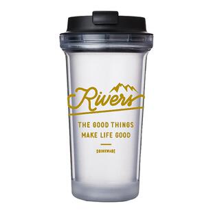 日本Rivers Bearl 便携随行杯 冷萃咖啡杯 梨花杯ins杯子密封防烫