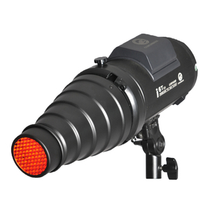 摄影棚控光附件闪光灯大束光筒金属猪嘴聚光筒蜂巢滤色片影室灯保荣口通用神牛金贝打头发光主体补光