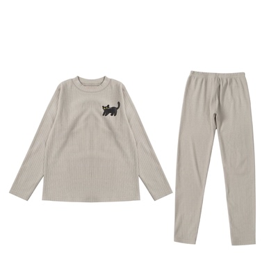 2025年冬季女童保暖家居服套装