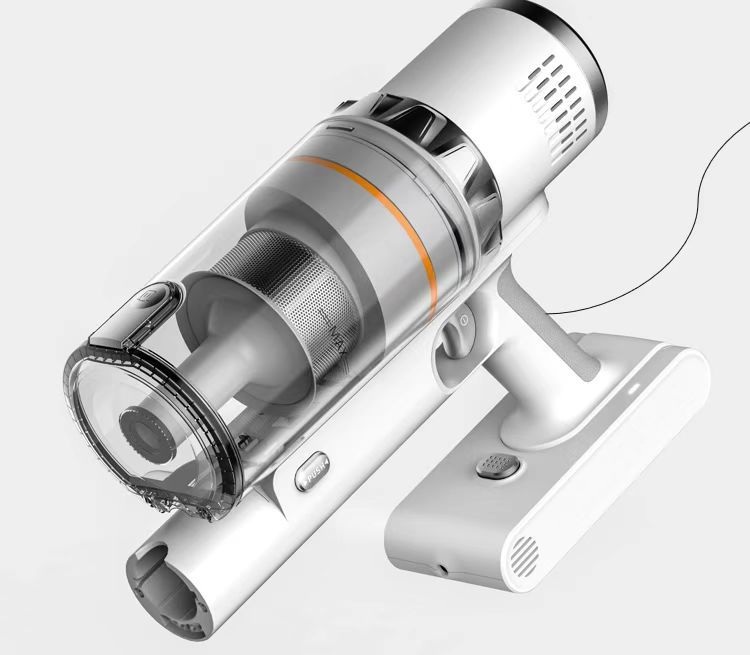 新款跨境小型家用手持吸尘器 定制多功能床上除尘强力枪式吸尘机