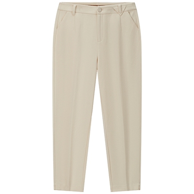 百斯盾舒适柔软拉毛保暖九分锥裤