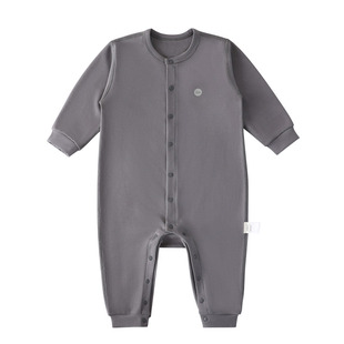 Oak mont婴儿连体衣山茶花宝宝哈衣爬服满月洋气外出服小月龄春装