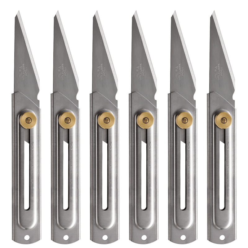 OLFA欧发日本原装进口木艺刀嫁接刀野营刀全不锈钢刀可水洗CK-2型木工刻刀学生美术石膏雕刻刀裁纸木艺嫁接刀