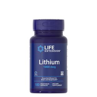 沿寿LIFE乳清酸锂补脑记忆力情绪稳定压力认知力锂补充剂美国进口