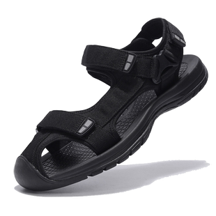 新款丑萌少女包头女凉鞋夏孕妇胖脚平底防滑运动外穿大码沙滩鞋41