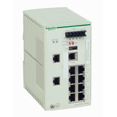 议价TCSESM103F2LG0施耐德ConneXium 8TX/2SFP-Gbit口以太网交换