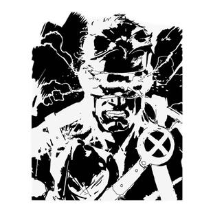 TLP镂空车贴 漫威超级英雄X战警镭射眼Cyclops前挡风玻璃贴笔记本