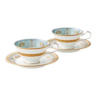 Noritake则武 GEORGIAN日本骨瓷下午茶咖啡杯碟欧式宫廷风茶杯子