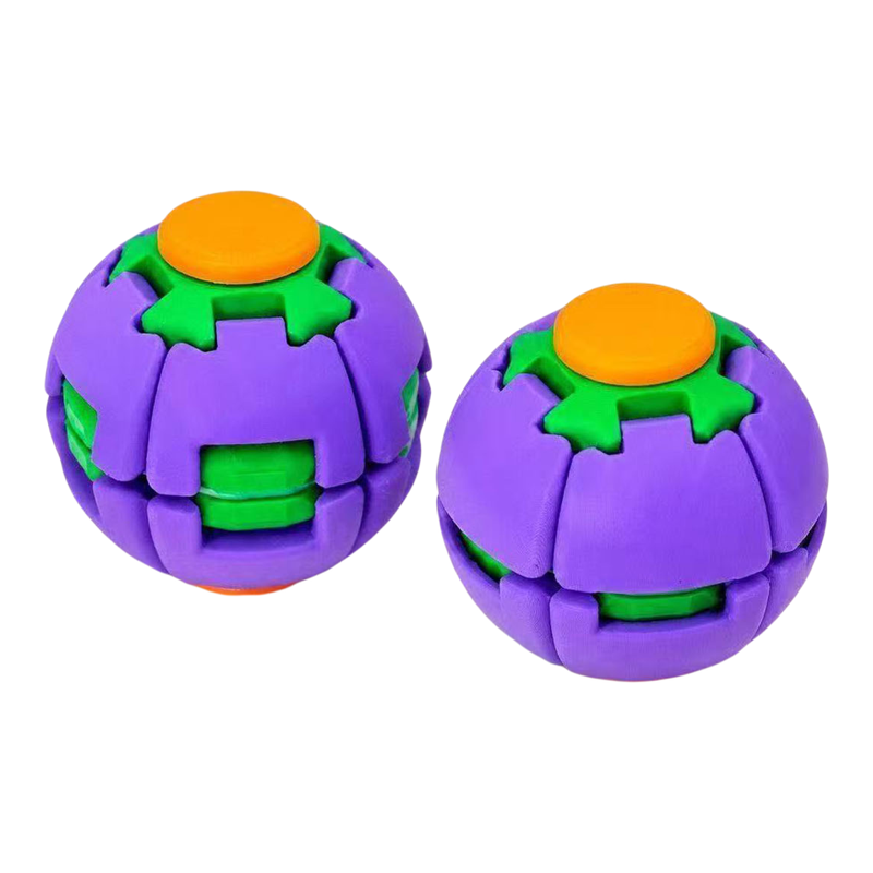 3D打印按压旋转指尖陀螺减压玩具