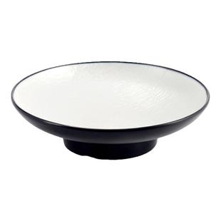 密胺高脚盘创意餐厅酒店特色菜盘凉菜盘子商用自助展示点心茶点盘