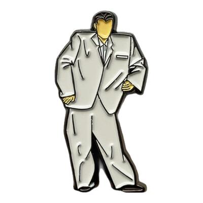 Talking Heads大卫拜恩摇滚周边徽章胸针