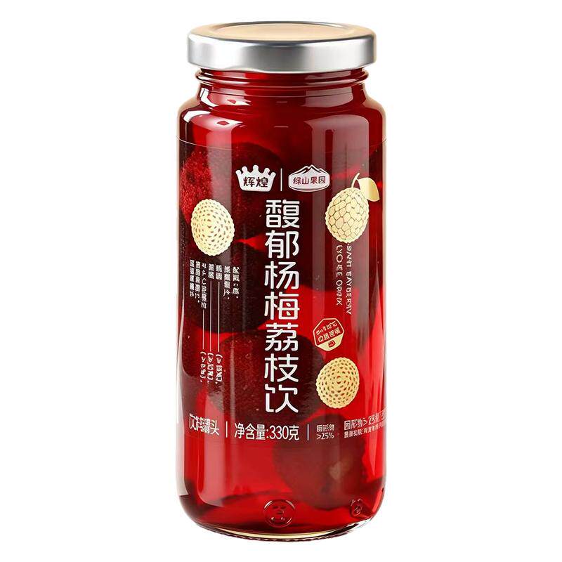 绿山果园新款NFC果汁基底罐头