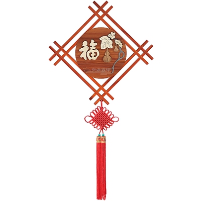 进门玄关挂件美木传奇新中式福字